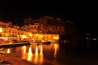 Abendstimmung an der Marina Corta, Lipari