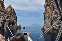 Caldera di Panarea - Blick zum Stromboli
