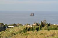 Panoramaweg Stromboli - Blick nach Strombolicchio