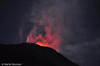 Eruption des Stromboli - Sciara del Fuoco - Feuerrutsche 