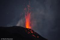 Eruption des Stromboli - Sciara del Fuoco - Feuerrutsche 