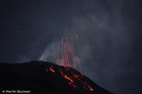 Eruption des Stromboli - Sciara del Fuoco - Feuerrutsche 