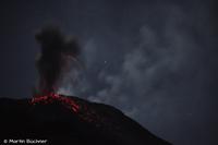 Eruption des Stromboli - Sciara del Fuoco - Feuerrutsche 