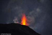 Eruption des Stromboli - Sciara del Fuoco - Feuerrutsche 