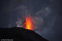 Eruption des Stromboli - Sciara del Fuoco - Feuerrutsche 