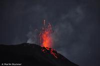 Eruption des Stromboli - Sciara del Fuoco - Feuerrutsche 
