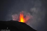 Eruption des Stromboli - Sciara del Fuoco - Feuerrutsche 