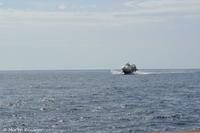 Mit dem Tragflächenboot/Tragflügelboot von Stromboli nach Milazzo