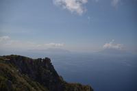Blick von Panarea nach Stromboli