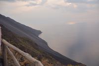 Blick auf das Meer am Stromboli