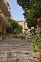 Die Orangentreppe in Taormina