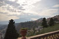 Blick auf den Ätna von Taormina aus
