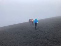 2. Reisetag – Ätna-Wanderung im Nebel