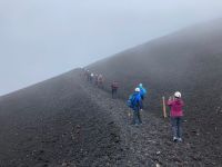 2. Reisetag – Ätna-Wanderung im Nebel