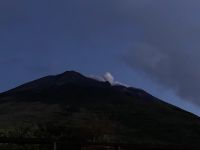 5. Reisetag – Abendspaziergang auf Stromboli zur Pizzeria im alten Observatorium – Blick zum Stromboli