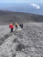 Ätna - Abstieg durchs Aschefeld