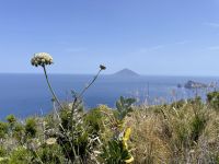 Panarea - Blick zum Stromboli