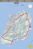 Statistik unserer Wanderung auf Panarea