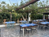 Pizza-Abendessen auf Stromboli