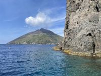Bootstour um die Insel Stromboli