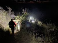 Abstieg vom Stromboli in der Nacht