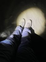 Abstieg vom Stromboli in der Nacht