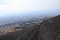 Ätna-Abstieg - Die Talstation kommt in Sicht