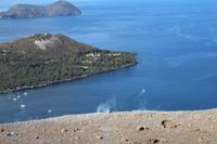 Den Vulcano erobert - Blick hinab