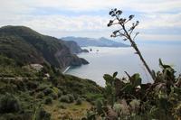 Wanderung auf Lipari - Blick auf Vulcano