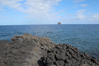 Blick von unserem Hotel Villagio Stromboli