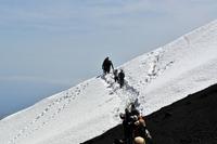 Querung des Schneegrates