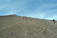 Ascheabfahrt am Ätna