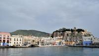 Lipari Stadt und der antike Burgberg