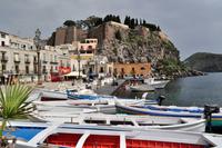 Lipari - der Burgberg und die Marina Corta