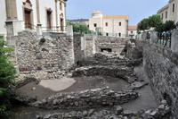 Antike Grabungen auf dem Burgberg von Lipari