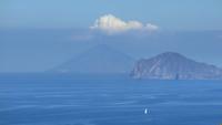 Blick nach Stromboli und Panarea