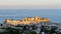 Lipari Stadt in der Abendsonne