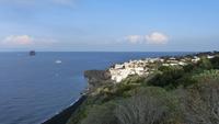 Strombolicchio und Ort Stromboli