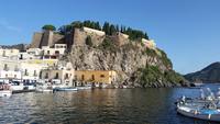 Akropolis in Lipari Stadt