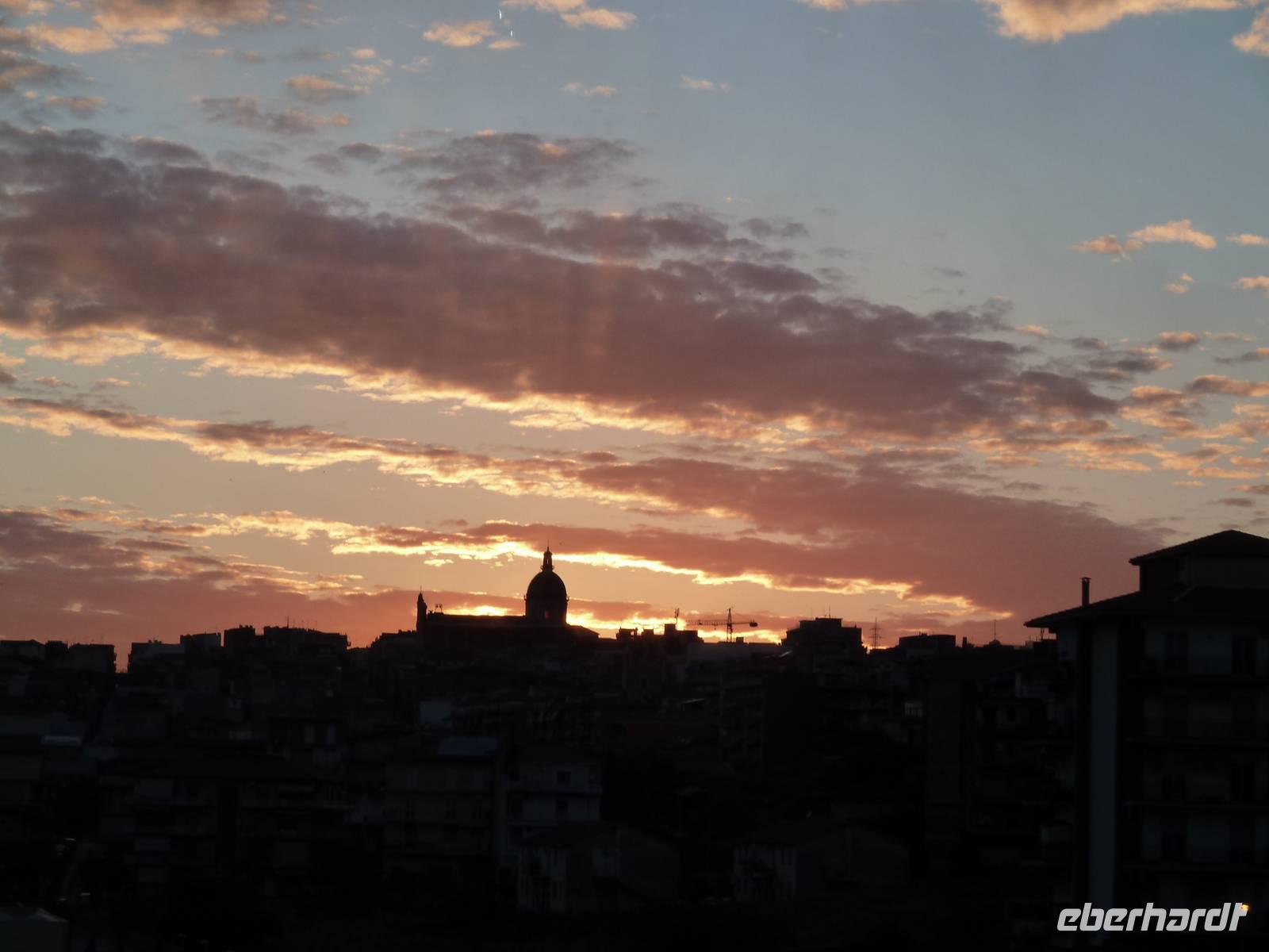 Ankunft in Catania