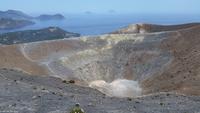 Aufstieg zum höchsten Punkt von Gran Cratere, Vulcano