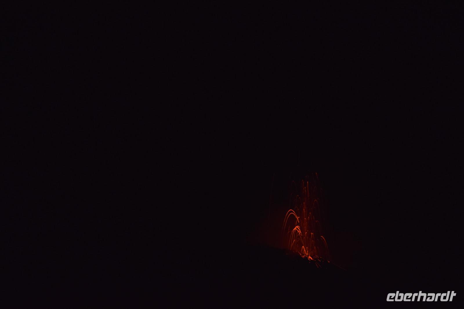 Blick auf den Stromboli vom alten Observatorium 