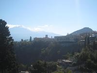 Blick von Taormina gen Ätna