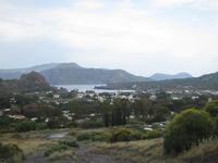 Blick von Vulcano nach Lipari