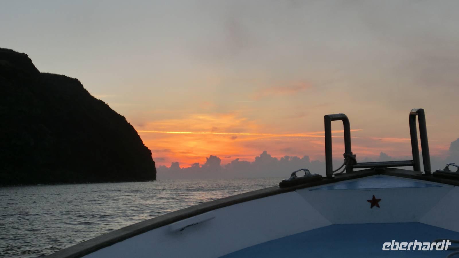 Bootsfahrt auf Stromboli
