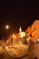 Die kleine Marina bei Nacht