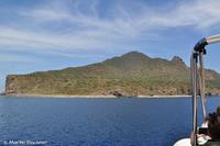 Isola di Panarea - Auf etwa halber Höhe liegt eine Ebene - hier fand man eine prähistorische Siedlung