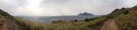 Panorama Lipari (von links Alicudi, Filicudi, Salina)