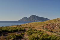 Wanderung auf Lipari - Blick nach Salina