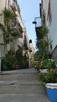 in den Straßen von Lipari Stadt